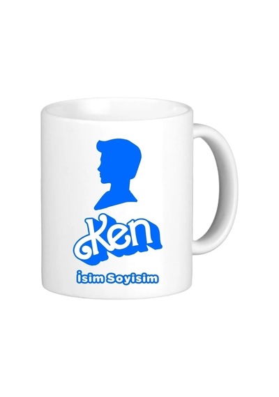 Ken Tasarım Kişiye Özel Beyaz Kupa