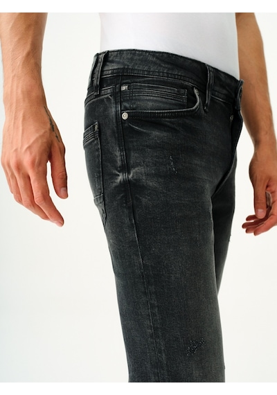 Justin Skinny Fit Erkek Pantolon Siyah