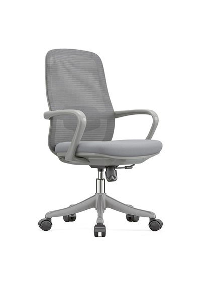 Ofisbazaar Lavander Fileli Çalışma Koltuğu Ergonomik Şef Ve Toplantı Koltuğu Gri Gri