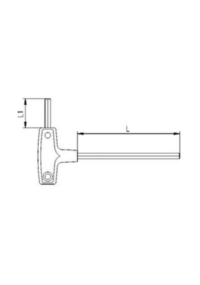 İzeltaş 8 Mm T Tipi Allen Anahtar N11.15082