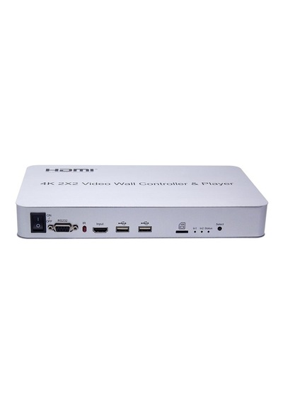 Gplus 4kvw244p 2x2 Video Wall Controller Duvar Ekran Genişletici Switch