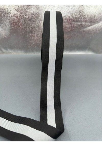 Paşateks 4 Cm Grogren Şerit -5 Metre-siyah