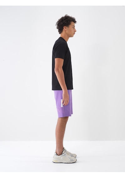 Xint Siyah Pamuk Dokulu Regular Fit Tişört 502118