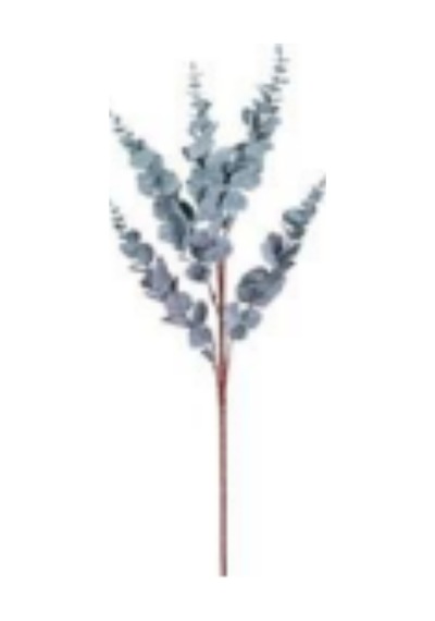 Yapay Çiçek Okaliptus Mavi 90 Cm. Çok Renkli