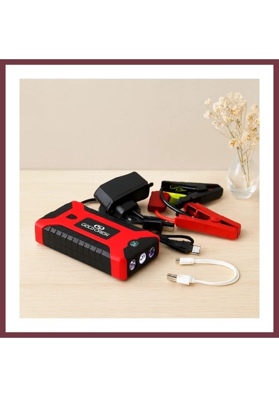 Storeşahin Araç Takviye Powerbank 4 Usb Taşınabilir Fener Cob Pusula 98.000 Mah Shn0720 Çok Renkli