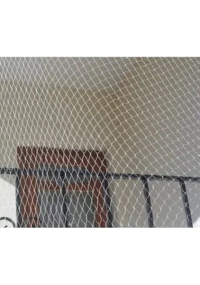Kuş Önleme Ağı Kuş Filesi Balkon Filesi 2,50 X 11 Metre Montaj Mağzemeli Beyaz