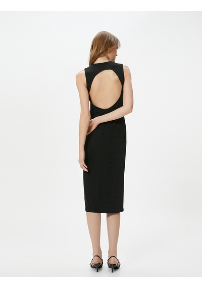 Koton Midi Elbise Halter Yaka Sırtı Pencere Detaylı Siyah 4sak80152ek Siyah Koton Midi Elbise Halter Yaka Sırtı Pencere Detaylı Siyah 4sak80152ek Siyah