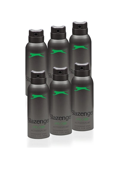 Slazenger Active Sport 6 Lı Set Erkek Yeşil Deodorant