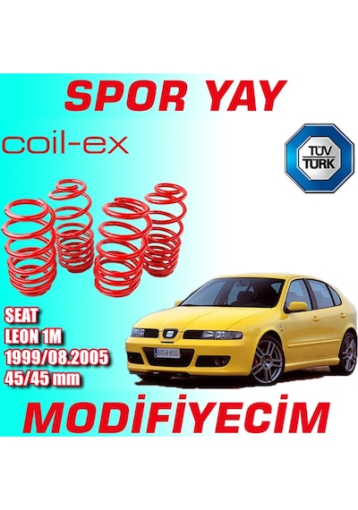 Coil-Ex Leon 1M 1999 - 08.2005 Arası 45-45Mm Alçaltma Spor Y