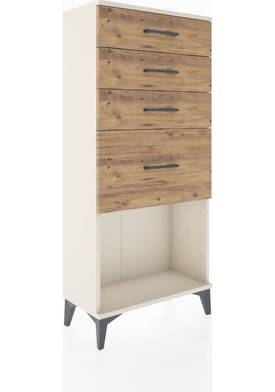Hyperion Dolap 4 Çekmeceli 60x44x134 Aytaşı-çam Aytaşı