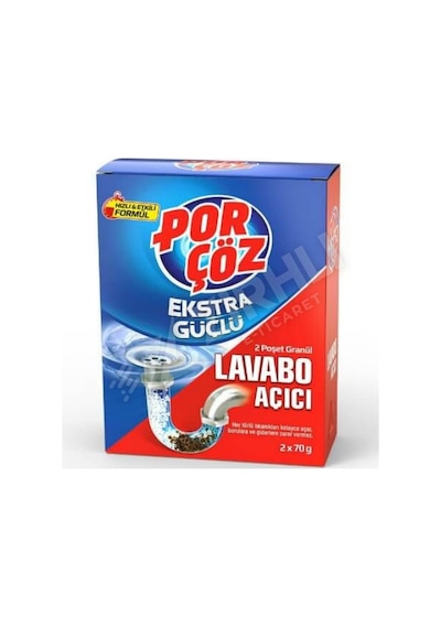 Porçöz Lavabo Açıcı Granül 2x50 Gr