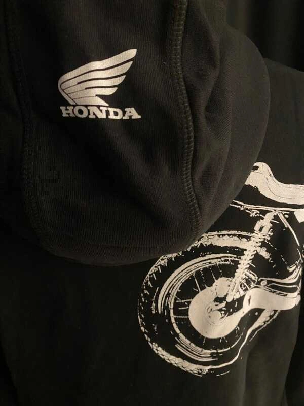 Honda Motorlu Siyah Sweatshırt