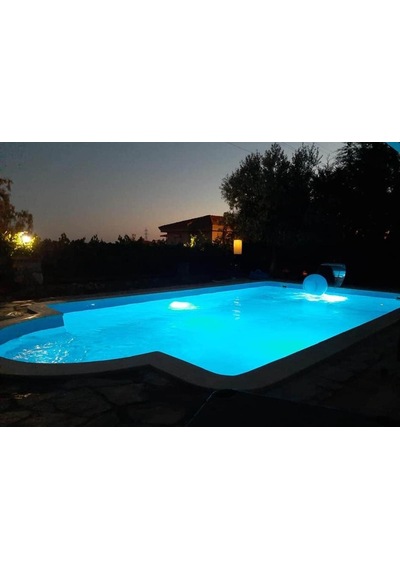 Tenda 30 Watt Smd Led Rgb 2 Kablolu Kovansız Havuz Lambası 22,50 Cm Çapındaki Kovana Uyumlu 22333946