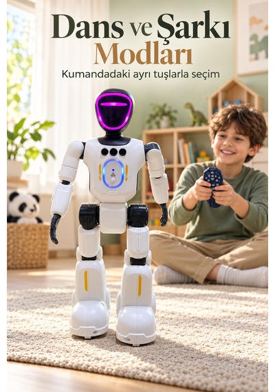 Hareket Sensörlü Robot Oyuncak Elle Yönlendirme Özellikli