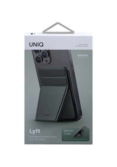 Telefon Modelleri Ile Uyumlu Kartlık Lyft Serisi Manyetik Stand Olma Özelliği Green