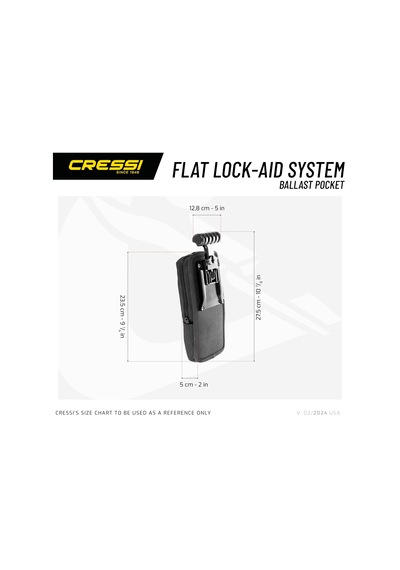 Cressi Kurşun Çanta Dalış Ceketi " Flat Lock Aid System Weight Pockets " - Cressi: Italian Quality Since 1946, Iz750094 Açık Mavi - Pembe