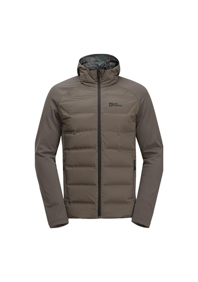 Jack Wolfskin Tasman Down Hybrid M Erkek Outdoor Montu 700 Dolgu Kaz Tüyü 1711411-5719 Kahverengi
