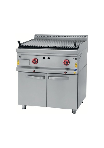 Karacasan Endüstriyel 900 Seri Dolaplı 120 Cm Lpg Tüplü Lavataş Balıksırtı Izgara