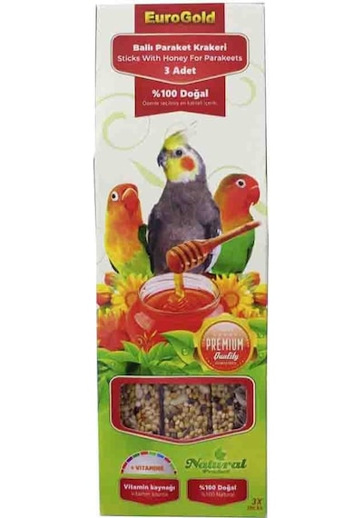 EuroGold Paraket Ballı Kraker 3'lü 95 gr