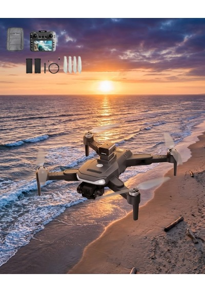 Akıllı Takip Özellikli 4k Drone Katlanabilir Tasarım Uzaktan Kontrollü Profesyonel Çekim Dronu - Lisinya