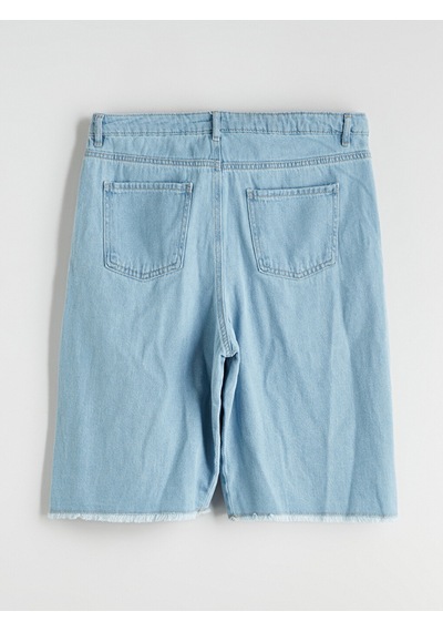 Lcw Kids İndigo Genç Erkek Jean Bermuda