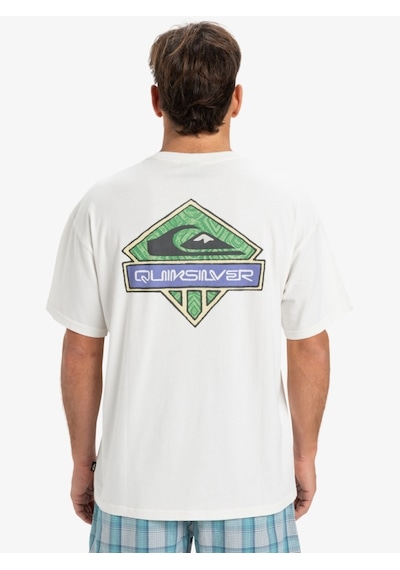 Quiksilver Crystal Jet Erkek Beyaz Tişört Eqyzt08023 Beyaz