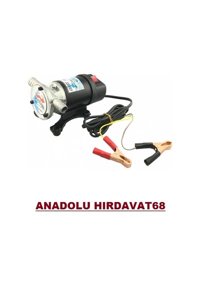 Gross 12 Volt Yağ Mazot Sivi Aktarma Pompasi 1 Inç Yerli 32 Mm