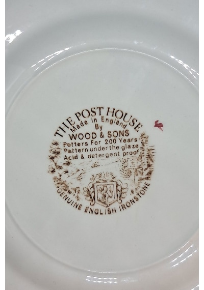 Wood & Sons Post House Vintage Pasta Tabağı 20 Cm Haki