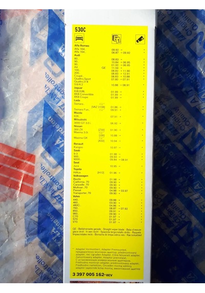 Bosch Eco Silecek Takım 2 X 530Mm Transporter Samara 3397005162