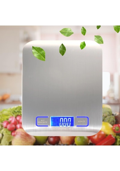 Tf 1002 Hassas Ölçümlü Maksimum 5 Kg Kapasiteli Led Ekran Platin Dijital Mutfak Tartısı Diğer