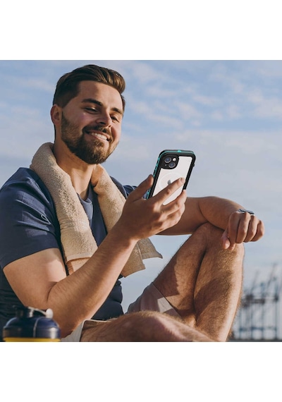 Apple Uyumlu iPhone 14 Kilif 360 Su Geçirmez 1-1 Silikon Zirhli Kapak 565113183