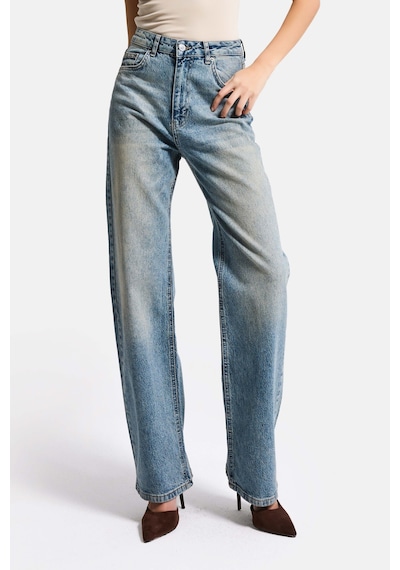 Itsbasic Kadın T.kot Rengi 4s6-32 Straight Fit Yüksek Bel Komfort Kumaş Denim Jean Itsbasic Kadın T.kot Rengi 4s6-32 Straight Fit Yüksek Bel Komfort Kumaş Denim Jean