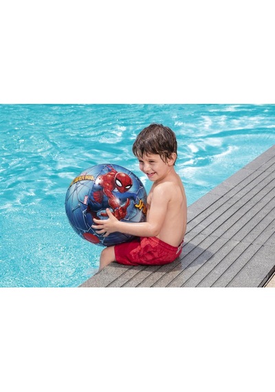 Spiderman Deniz Topu Örümcek Adam Deniz Plaj Oyuncak Mavi
