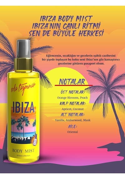 Eda Taşpınar Ibiza Vücut Spreyi 200 ML