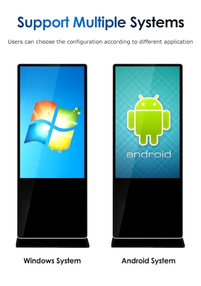 Wenn Totem Dokunmatik Kiosk 50" Windows 10 16GB RAM 240 SSD