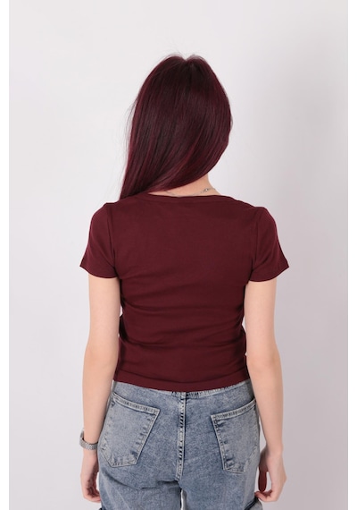 Busem S0016727 Kadın Bluz Bordo