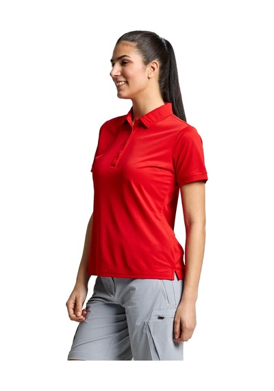 Slam Ws Tech Pıque Polo Ss W07 Kırmızı