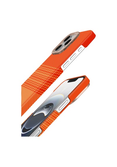 Newface - 400 - Apple iPhone Uyumlu 16 Pro Max Vega Magsafe Kapak - Flzdgnkr - - Sarı