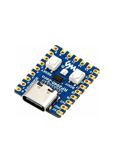 Raspberry Pi Rp2040 Tabanlı Type-c Mini Geliştirme Kartı Waveshare Rp2040-zero