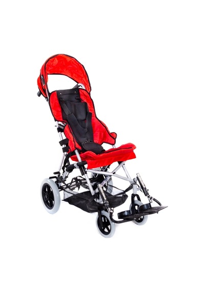 Pediatrik Baston Puset Kırmızı Alüminyum Şase,katlanır Kasa,quick Release Teker Dm-boss