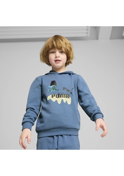 Puma X Trolls Hoodie Mavi Erkek Çocuk Hoodie