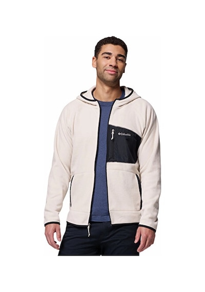 Columbia Fast Trek Overlay Hooded Full Zip Erkek Outdoor Polar Ceket 2135701278 Bej Bej