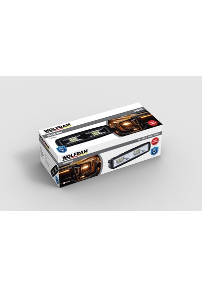 Led Gündüz Farı Alttan Bağlantı Dikdörtgen 12/24v E-belgeli 16w