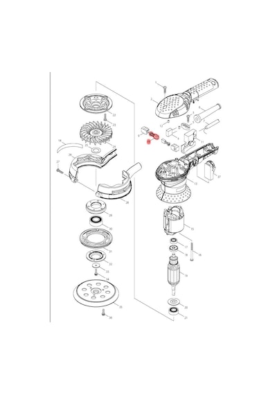 Makita BO5041 Kömür CB-64 Ürün Kodu 194968-1
