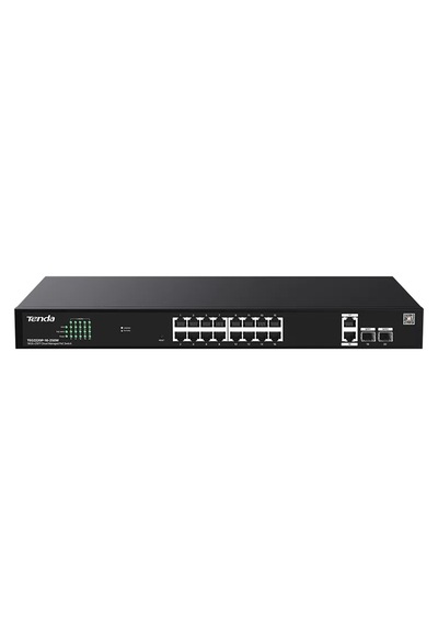 Tenda Teg2220p-16-250w 16ge Poe Port 250w , 2x Uplink, 2xsfp Cloud Yönetilebilir
