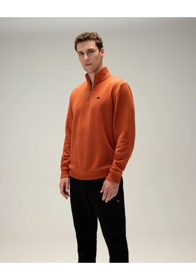 Ellesse 5wm1603-br Erkek Yarım Fermuarlı Sweat Kiremit