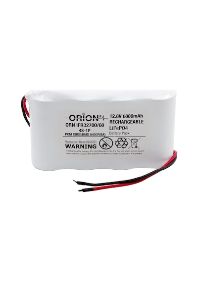 Orion LiFePO4 32700 12.8V 6000 mAh 4S BMS Devreli Şarj Edilebilir Pil