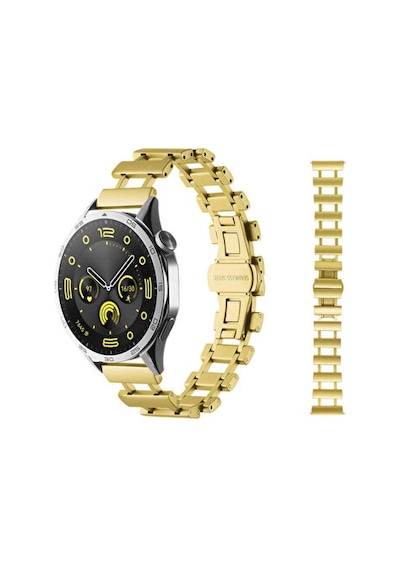 Amazfit Gtr 2/gtr 2e/gtr 47mm Uyumlu 22mm Kordon Şık Zarif Tasarım Paslanmaz Çelik Metal Steel Band