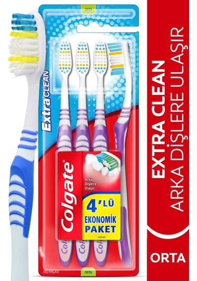 Colgate Extra Clean 3+1 Diş Fırçası