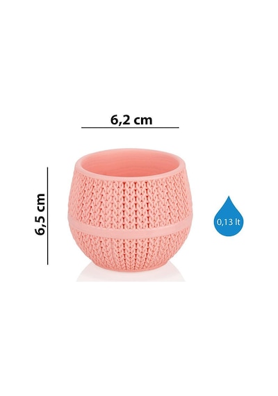 Serinova Amasra Örgülü Saksı 130 Ml 14615418